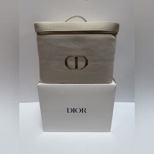 Dior Beauty Vanity Cosmetic Bag with Box NWT
